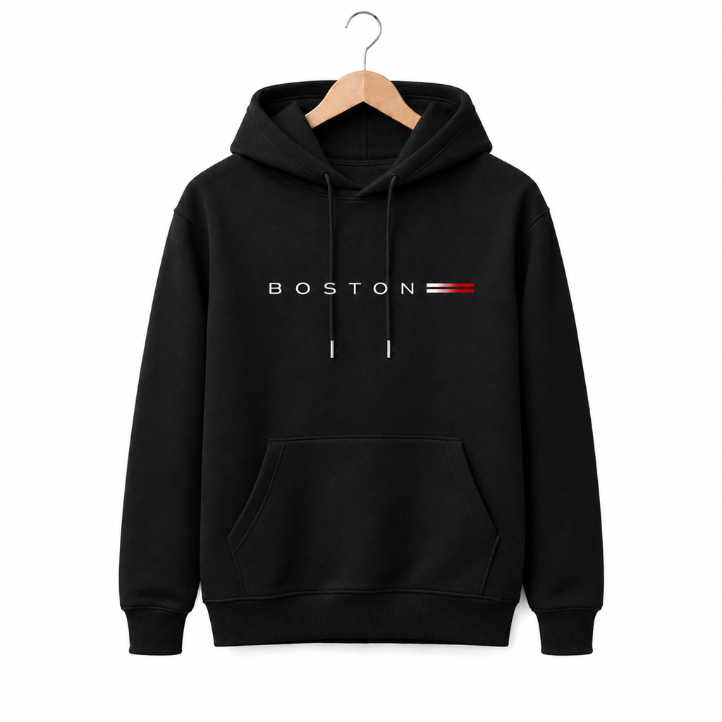 Hoodie Boston Negro Onyx - 5pz