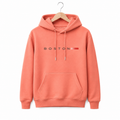 Hoodie Boston —	Salmón Coral
