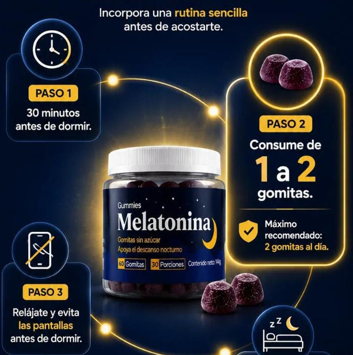 Melatonina MoonSleep Gummies