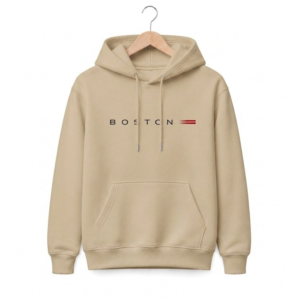Hoodie Boston —	Beige Arena