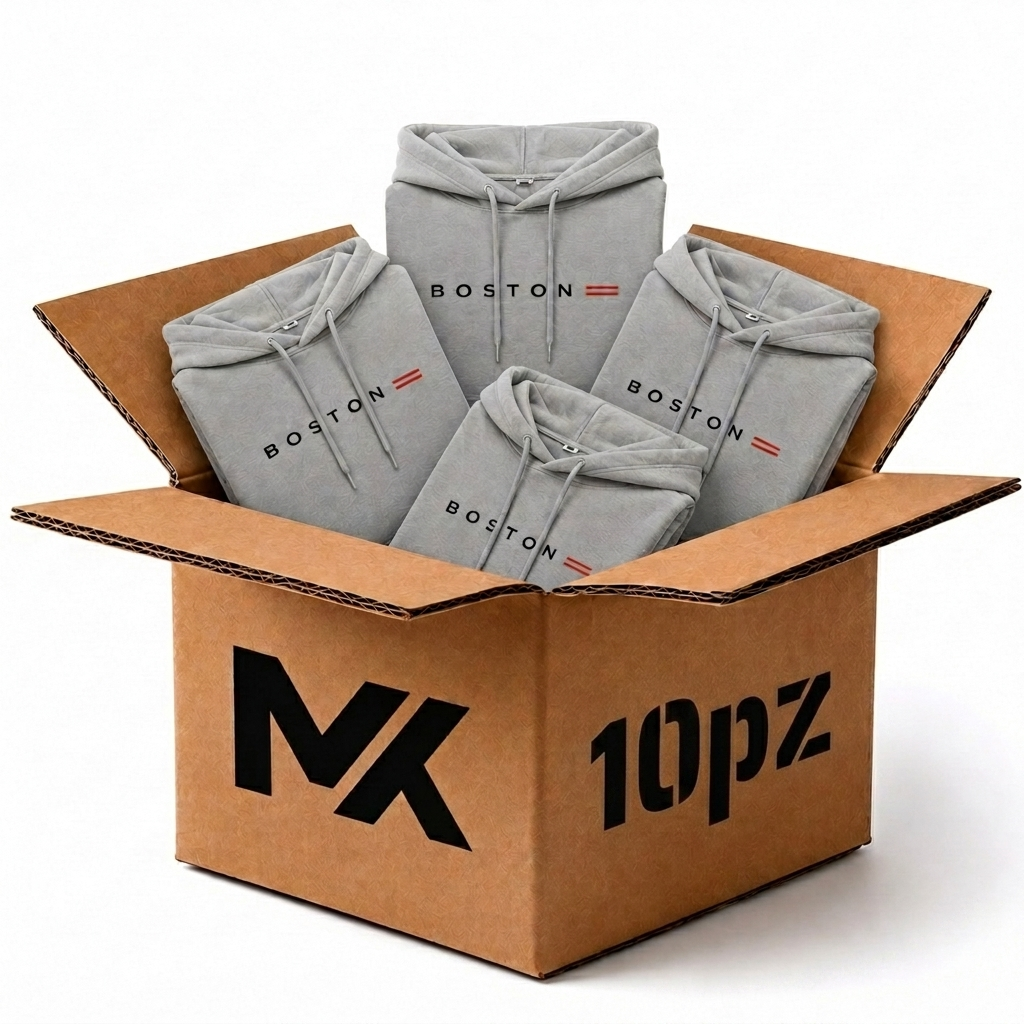 Hoodie Boston Gris Grafito - 10pz