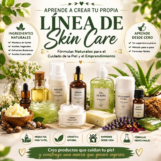 Curso Skin Care Crea tu Propia Linea y tu Rutina Diaria