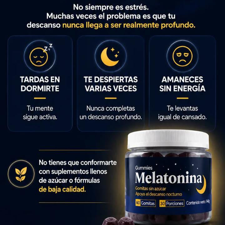 Melatonina MoonSleep Gummies