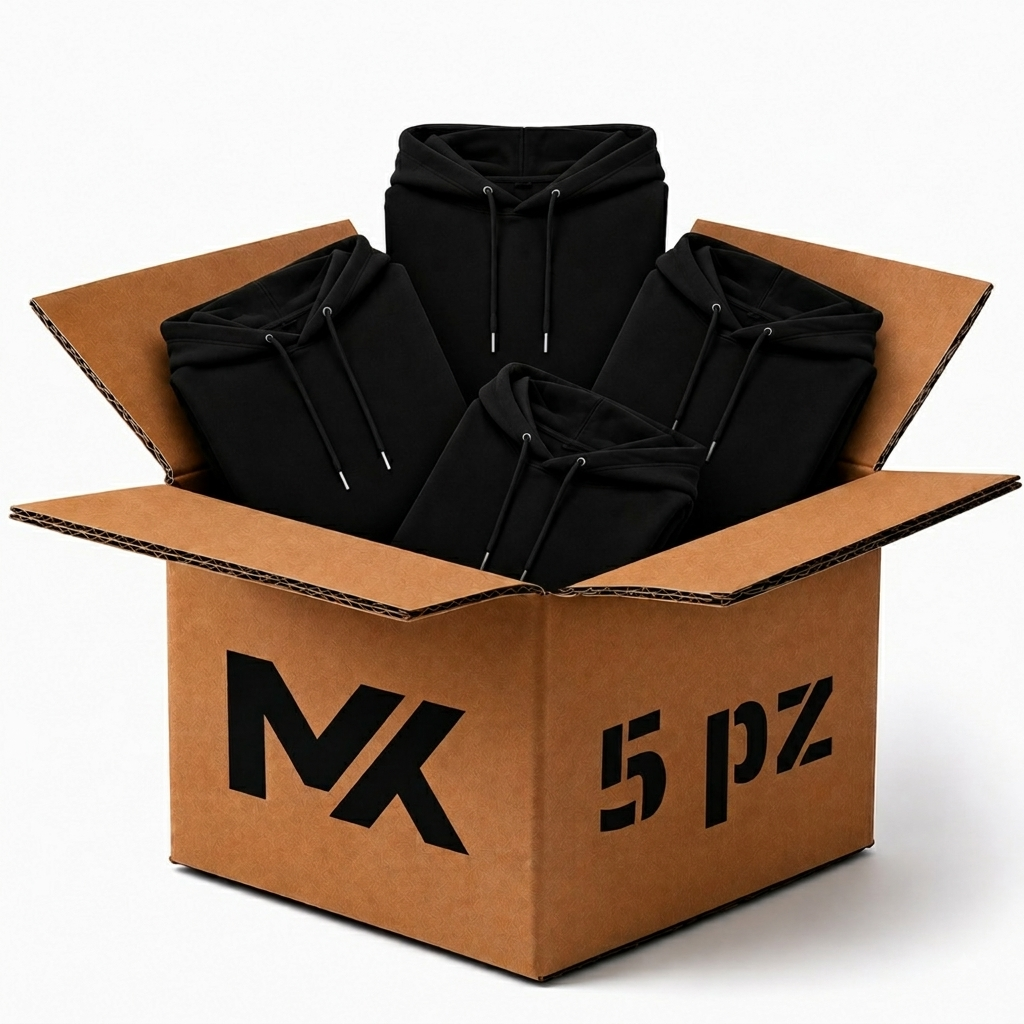 Hoodie Classic Negro Onyx - 5pz